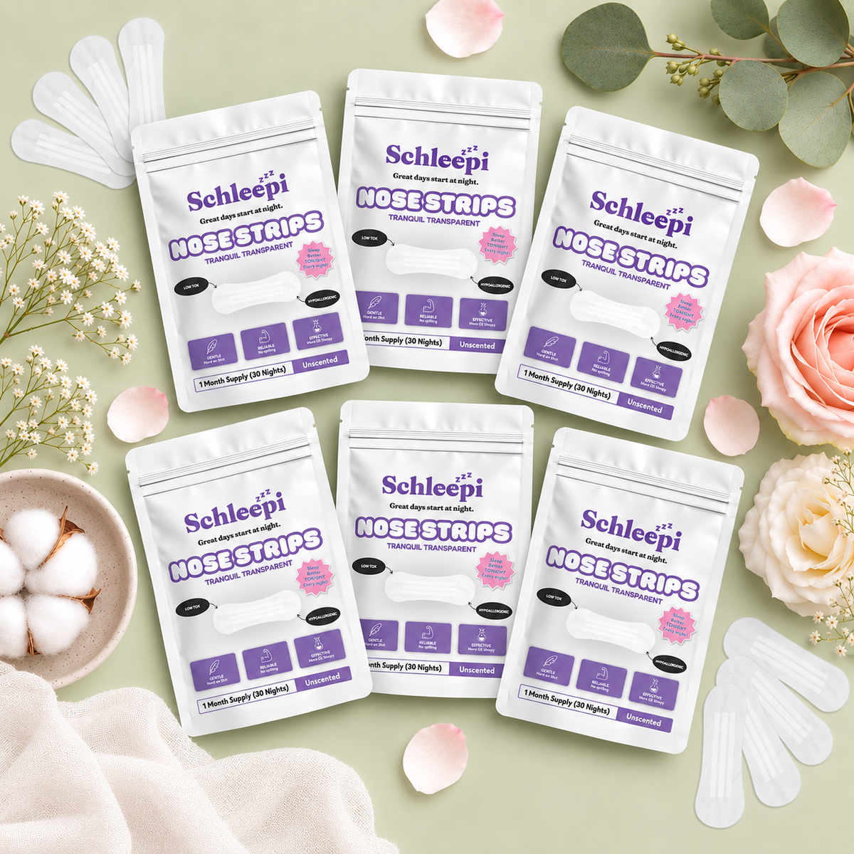 DreamySoft™ Sensitive Nose Strips