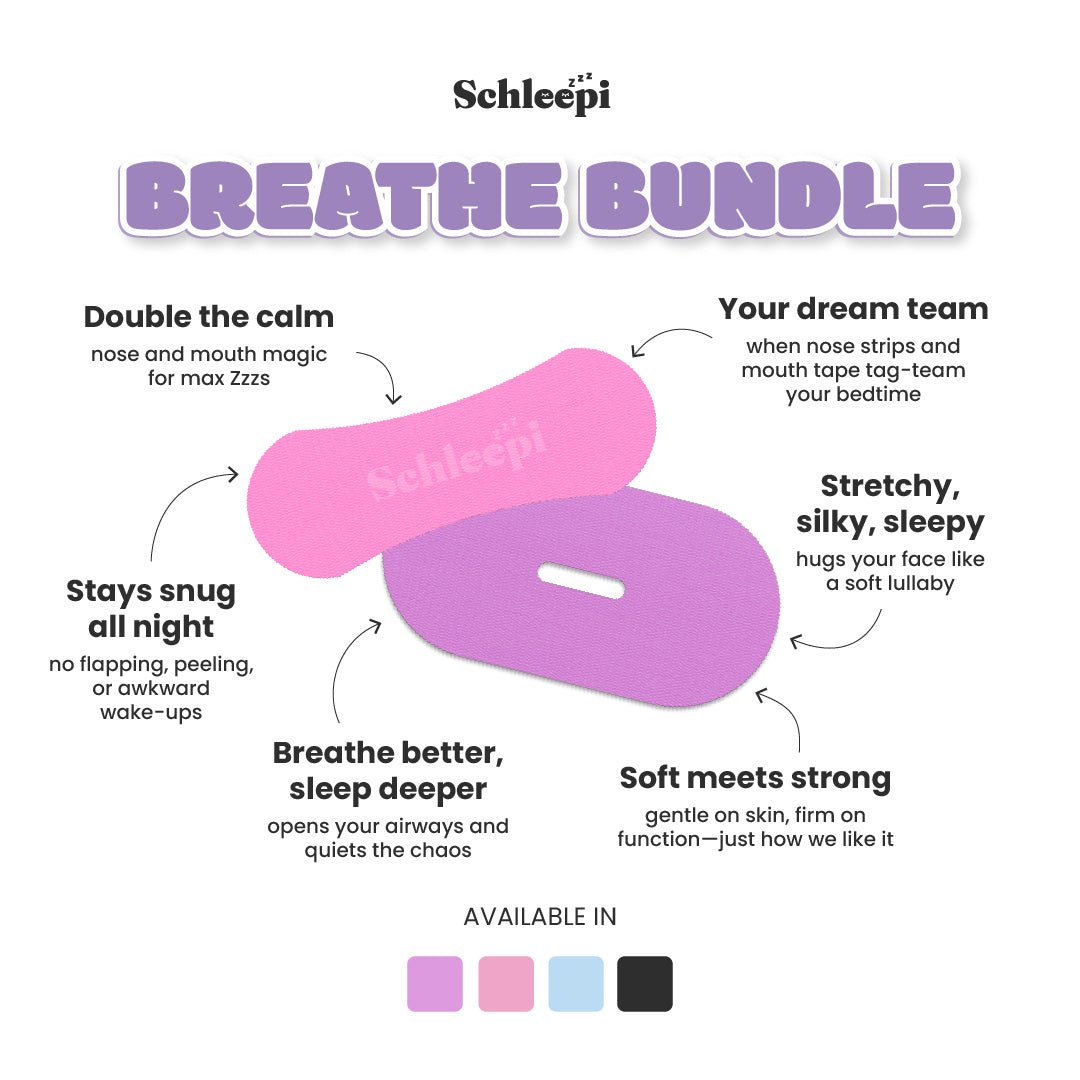 Breathe Bundle with Mouth Slit [MIXED COLOURS] - Schleepi