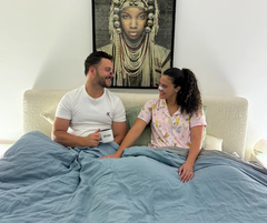 Couple Waking Up Fresh After Using Breathe Bundle