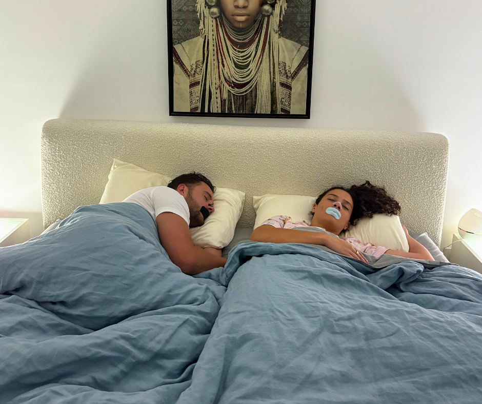 Couple Sleeping Using Breathe Bundle